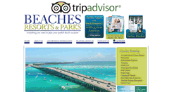 Desktop Screenshot of beachesresortsparks.com