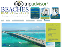 Tablet Screenshot of beachesresortsparks.com